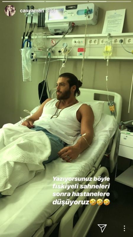 Erkenci Kuş’un yıldızı Can Yaman hastanelik oldu